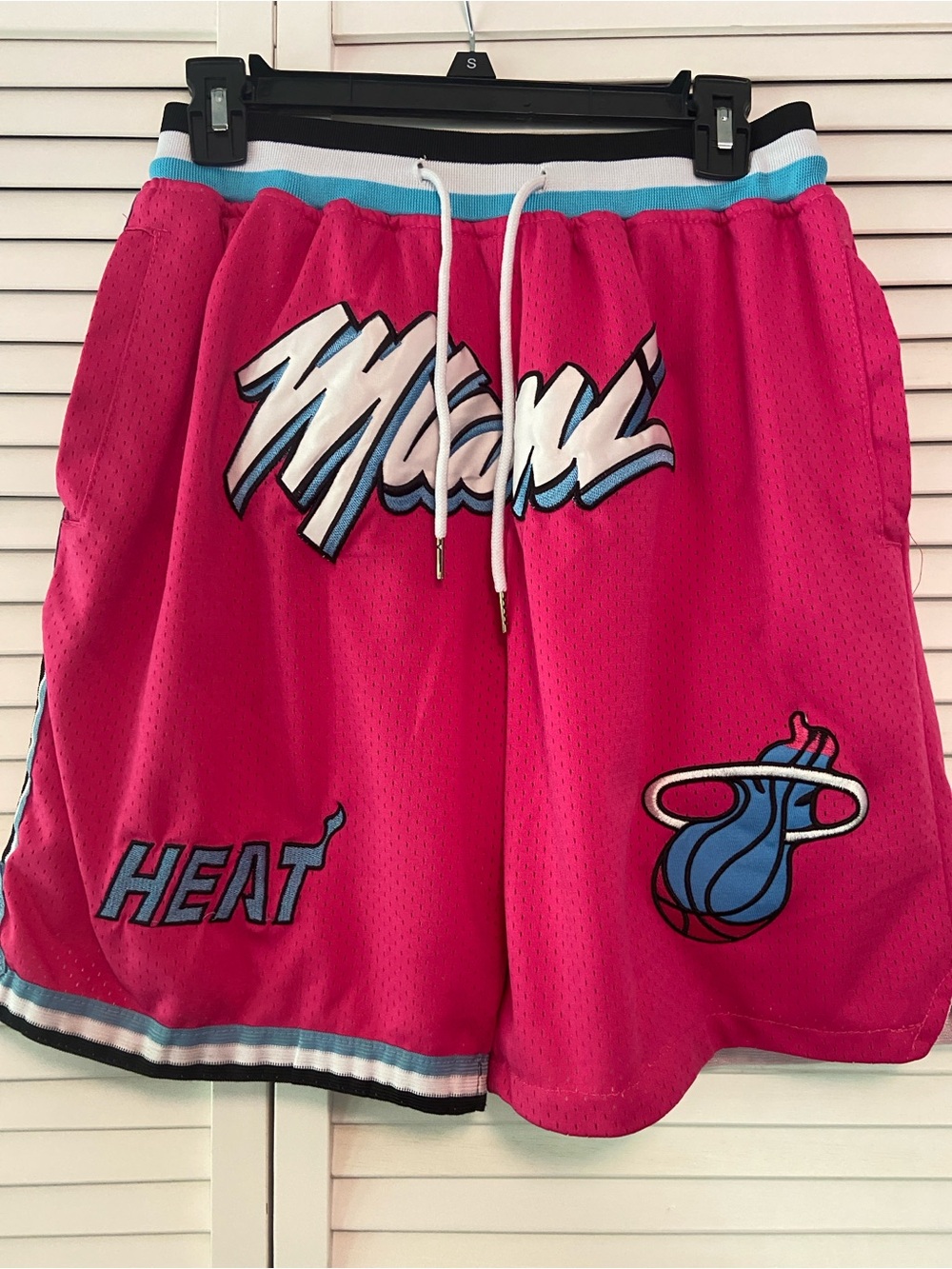 Just Don Retro-Modern Street-Lux Miami Heat Vice City BB Shorts Mens M
